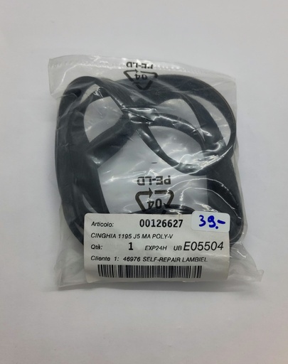 [#D346648] Courroie Poly V (rainure) 1195 J5 x 11.5mm - Universel