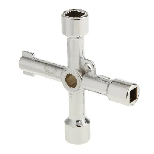 Clé en croix multiple - 6en1 - Universel