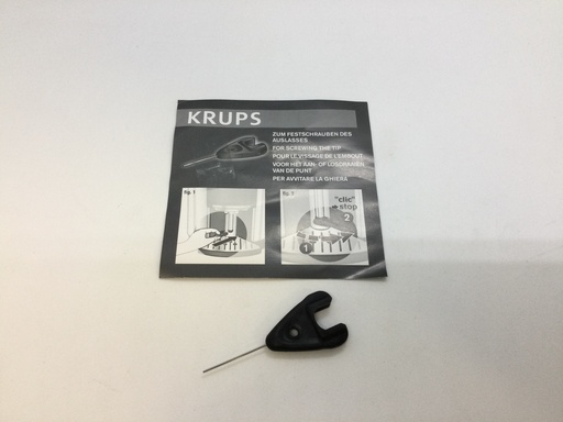 Outils 2en1 pour le nettoyage et le vissage de la buse vapeur 