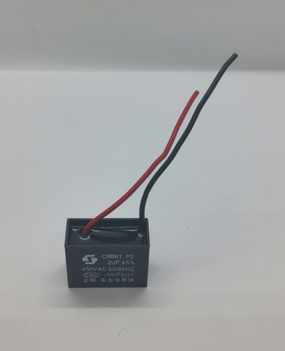 Condensateur CBB61 - 2uF - 450Vac - Universel