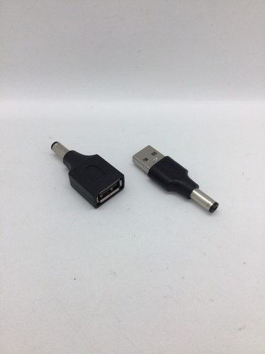 Lot adaptateur mâle/mâle (5.5x2.1/USB) & mâle/femelle (5.5x2.1/USB)