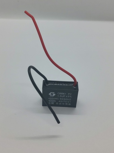 Condensateur CBB61 - 1.5uF - 450Vac - Universel