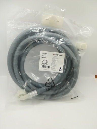 Tuyau d'arrivée d'eau droit et coudé 3/4"  x 3 mètres - Universel 