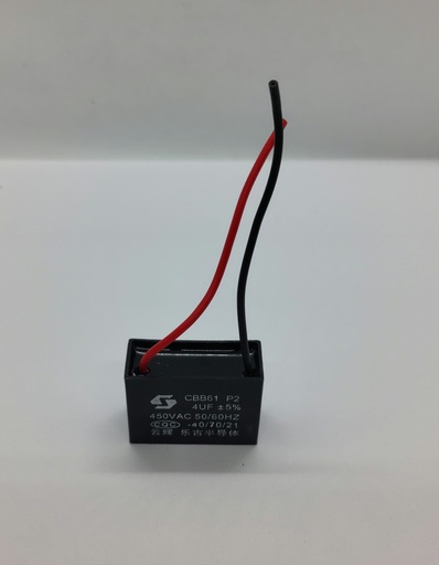 Condensateur CBB61 - 4uF - 450Vac - Universel