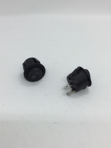 Interrupteur on/off - (dia 23mm) 2 pins - 6A (max.) - 250V - KCD1