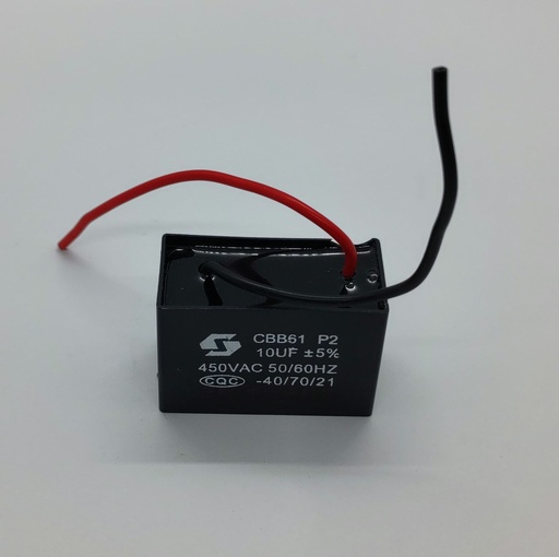 Condensateur CBB61 - 10uF - 450Vac - Universel