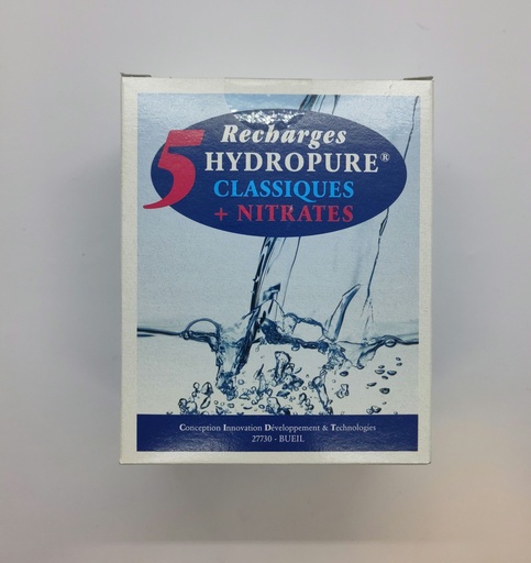[#CI051] Lot 5 Recharges pour Filtre Anticalcaire + Nitrates - Hydropure - Universel