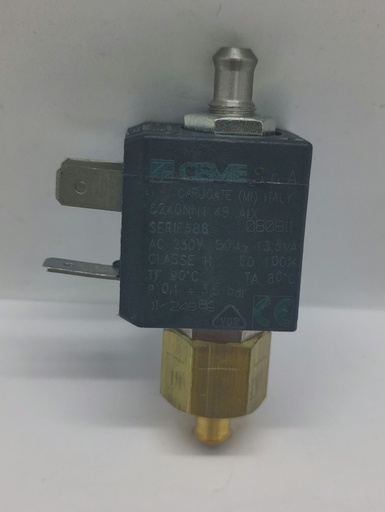 Electrovanne 1 voie  (2) - 180° - 6mm / 6mm - 230V - Universel