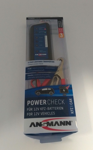 [#5345945] PowerCheck batterie pour véhicule 12V - utilisation facile - Ansmann / Universel