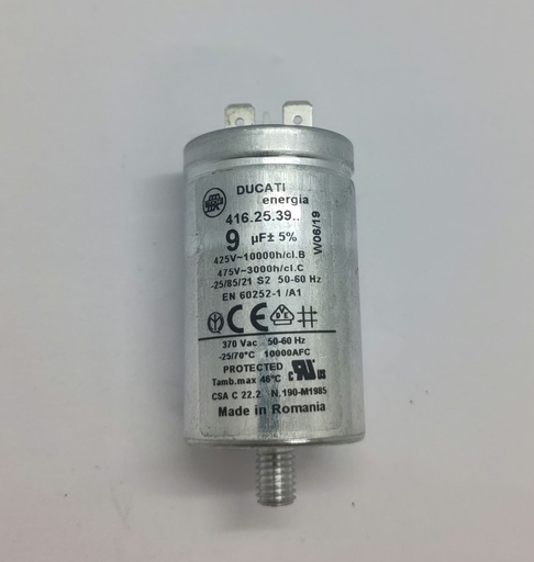 Condensateur 9uF Ducati (vissé) 450Vac