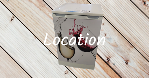 Réfrigérateur avec petit congélateur 60cm (largeur) x 85cm (hauteur) - LOCATION