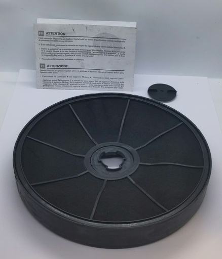 Filtre charbon actif ø230 x 35mm - Hotte - Fors / Universel