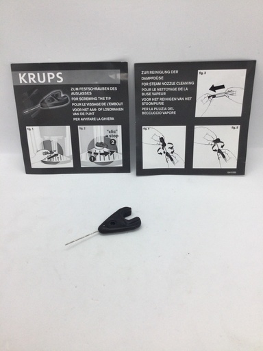 [#D967835] Epingle de débouchage & clé de serrage - MS-5A10351 - Machine à café - Krups