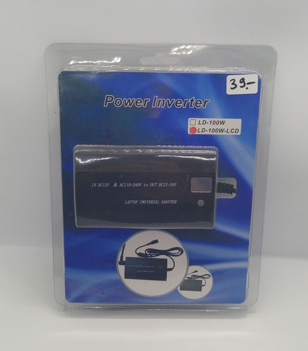 Transformateur universel 100W - IN DC12V & AC 240V à DC12-24V