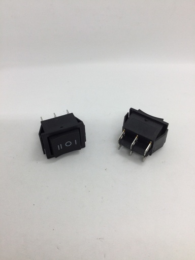 Interrupteur 2 vitesses on/off - (31x25mm) 6 pins - 16A (max.) - 250V - KCD4-202