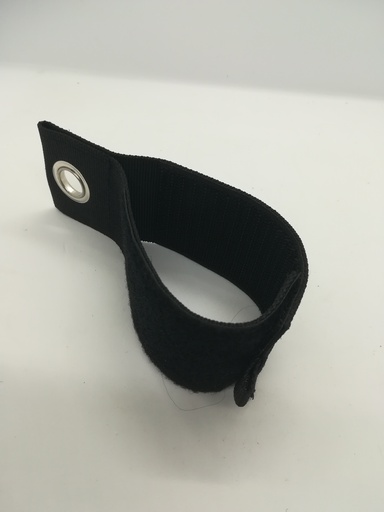 Attache avec scratch et œillets acier 170 x 50 mm