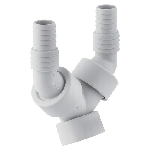 [10018387] Embout cannelé équerre double - 152.767.06.1 - Siphon _ Lave-vaisselle / Steamer - Geberit
