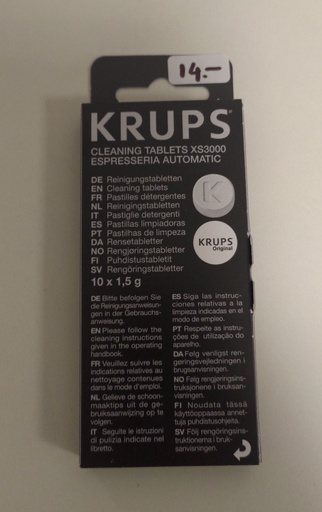[#8694760] Tablette nettoyante - CS300010 - dégraissant écoulement - machine à café - Krups