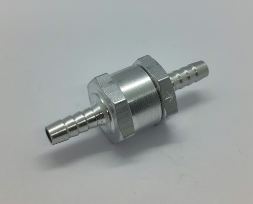 Raccord droit ø7mm - Soupape antiretour - Universel
