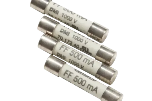 [1990695] Fusible Céramique 6x32mm (4x) - 500mA - 1000V (max) - FP500 - Amprobe / Universel