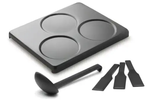 [0029.121] Plaque à crêpes pour PizzaGrill for 6 - 29.5x22.8cm - 0029.121 - Appareil à raclette - Stöckli / Universel