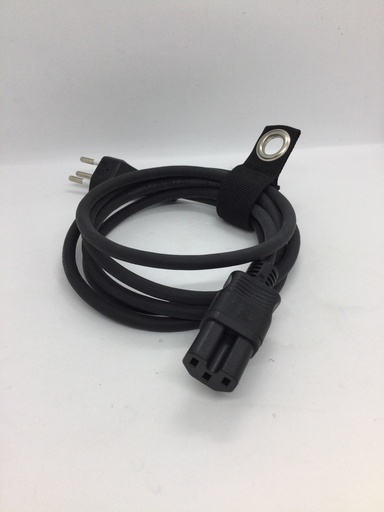 Câble mâle/mâle (3 broches + fente / CH type 12) - 10A - droit - 2m - Universel