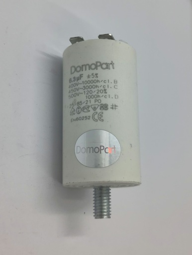 Condensateur 6.3uF DomoPart (vissé) 450Vac