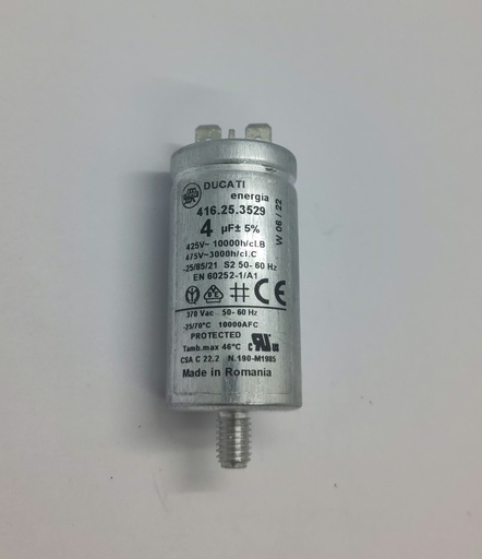 [#G873191] Condensateur 4uF Ducati (vissé) 450Vac