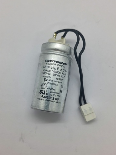 [#3008946] Condensateur  Electronicon (plat) - ø30 x 65mm - 5uF - 450Vac - Universel