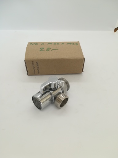 Robinet évier salle de bain avec raccord 1/2" M22-M24