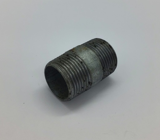 Raccord droit mâle 3/4"  - Acier Zingué - Universel