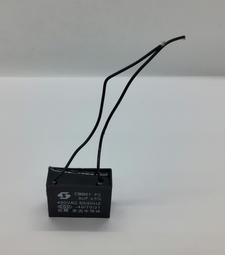 Condensateur CBB61 - 3uF - 450Vac - Universel