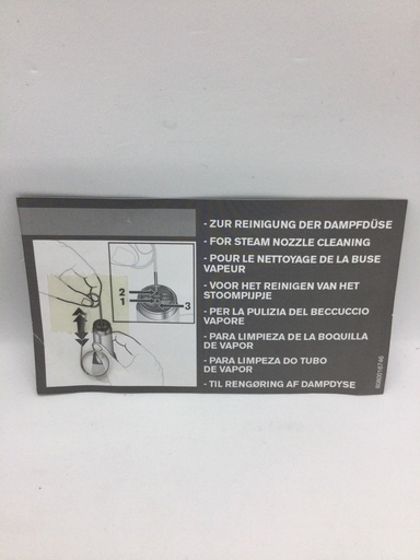 Epingle buse vapeur Machine à café Krups MS-5A01399