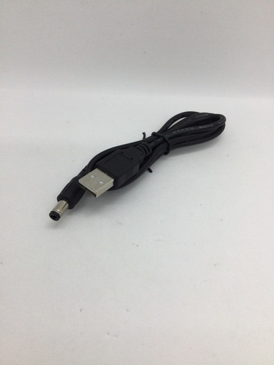 Câble mâle/mâle (USB 2.0 A / 5.5x2.5) - 1 mètre - droit - Universel