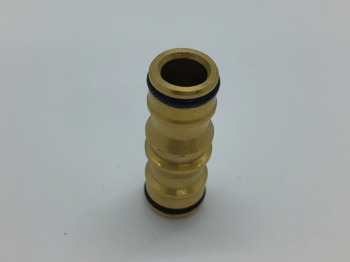 Raccord droit rapide double - Laiton - Universel