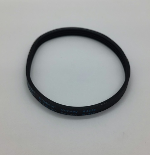 Courroie Poly V (rainure) 316 PJ4 - ø100mm x 316mm x 7mm - Universel