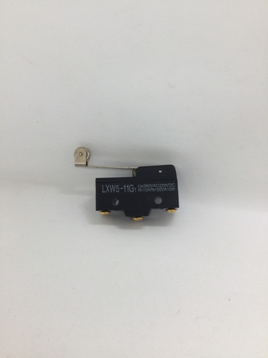 Micro Switch 3 pin levier/molette 6cm - NO/NC - 15A (max) 380V - Universel