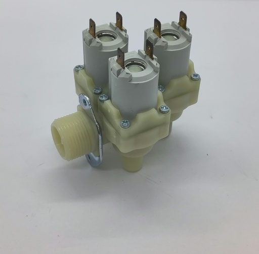 Electrovanne 3 voies - ø13mm -  3/4" - 90° -  230V - Universel