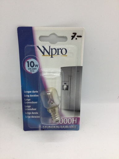 Ampoule halogène E12 10W Réfrigération