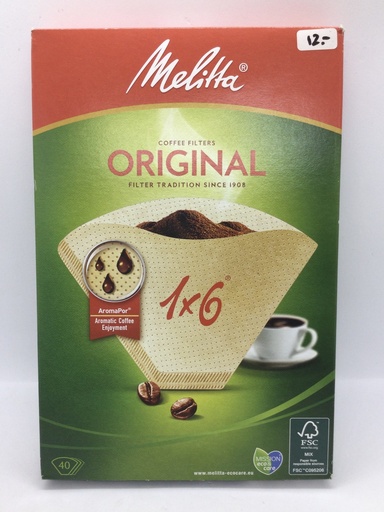 [#H739311] 40 filtres papier - 90505 - café filtre - Melitta / Universel