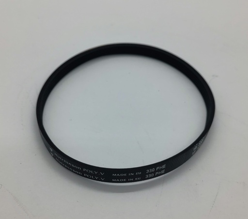 Courroie Poly V (rainure) 330PJ5 - ø100mm x 317mm x 7.6mm - Universel