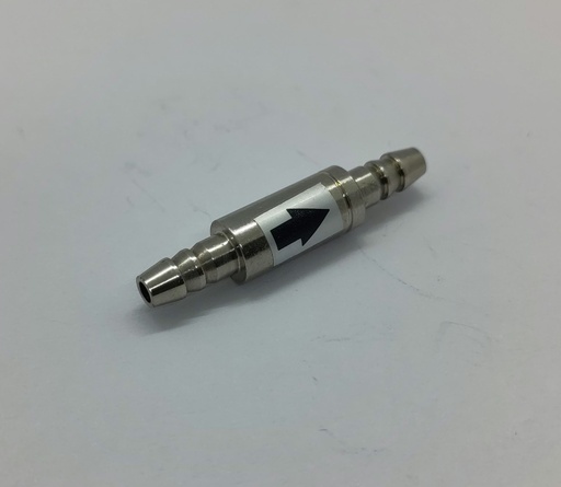Raccord droit ø5mm - Soupape antiretour - Universel