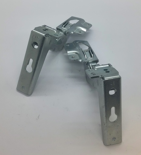 [#W97736 #R465507 5729052] Kit 2 charnières de porte - 45 / 105°/ 3362 5.1+ 3363 5.0 - 488000636779 - H71771 + H71772 Froid - V Zug / Universel